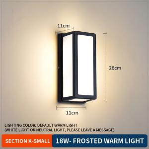 Wholesale Wall Lamp 16*16*10cm Ac85-265v Sand Black 3000k/6000k Aluminum + Acrylic from china suppliers