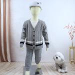 In Stock 90-150 Size Old Fall Winter Kids Toddler Cardigans Baby Boys Buttons