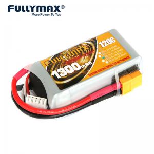 Wholesale 1300mah 14.8v 4 Cell 120c Lipo Battery High Energy Density Rc Plane Battery from china suppliers