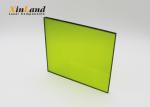 OD8+ Light Green Laser Protection Window With PMMA Material