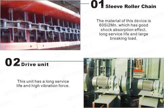 New type buried scraper conveyor for small granule and powder