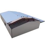 Heavy-Duty Livestock Shed Design Prefab Steel Cow Horse Stable for Workshop