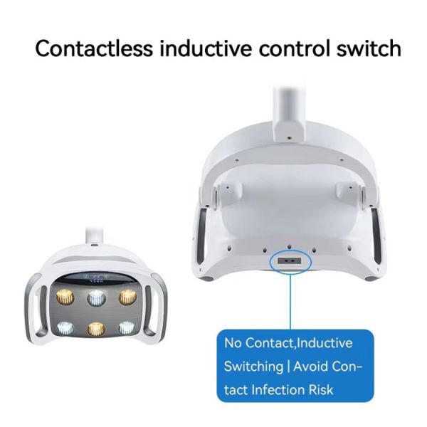 Dental Operation Light Shadowless 6 LED Oral Lamp for Dental Chair 30000 Lux Dental Surgery Lighting