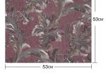 Waterproof Retro Style Wallpapers Embossed Vantage Plum Floral Pattern