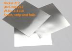 Nickel Based Special Alloys For Electronic Nickel 212 / UNS N02212 Sheet / Strip