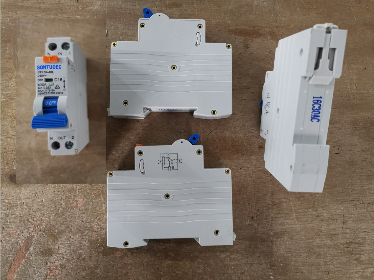 6ka Din Rail Type RCBO Circuit Breaker With Overload Current Protection