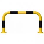 1200x1000mm Collision Protection Guard Hardware Fabrication Yellow Balck