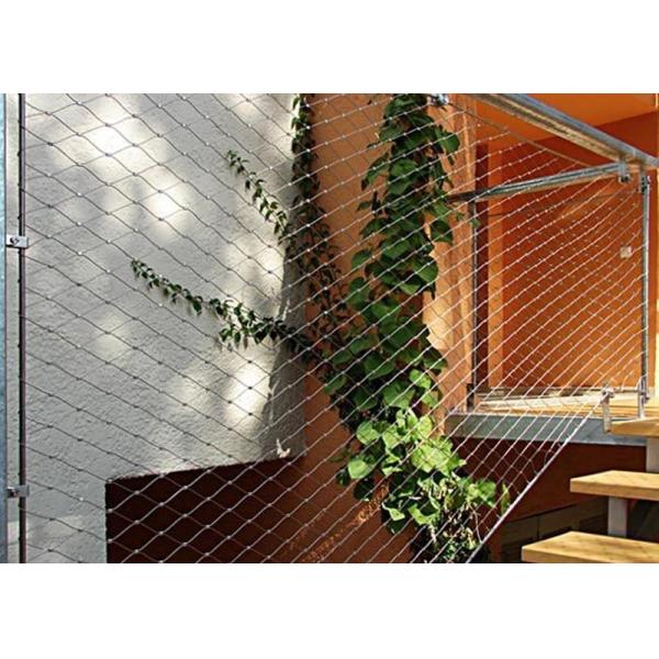 Stainless 304 Wire Rope Mesh Steel Cable Netting For Climbing Vines 2.4mm