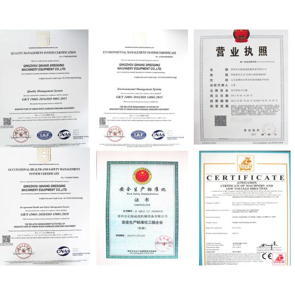 Rexroth Hydraulic Motor Cutter Suction Head Dredger with Anchor Boom