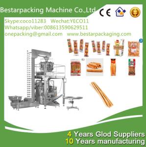 Wholesale Bestar Weighting filling wrapping machine for finger sticks, Parmesan Breadsticks packing machinery from china suppliers