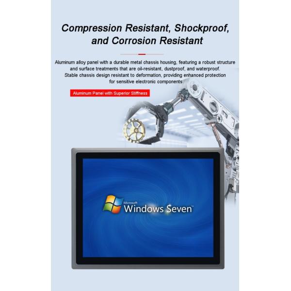 15.6 Inch High Brightness 1000 Nits Vesa Wall Mounted Waterproof Lcd Capacitive Embedded Touchscreen Monitor