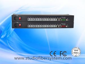 Wholesale 16CH Telephone To Fiber Optic Converter with 2ch 100M ethernet in 1U rack mount chassis from china suppliers