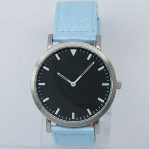 Wholesale Newest fashion stainless case , nylon strap watch,nylon watches 2014-light blue from china suppliers