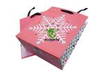 Christmas Art Paper Retail Shop Bags For Gifts Customized Color / Logo