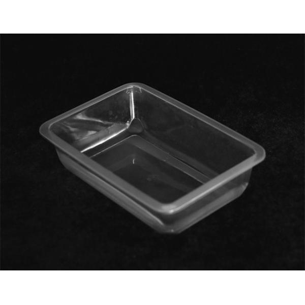185 X 125 X 50 MM Plastic Disposable Food Tray 20g Transparent Take Away Box