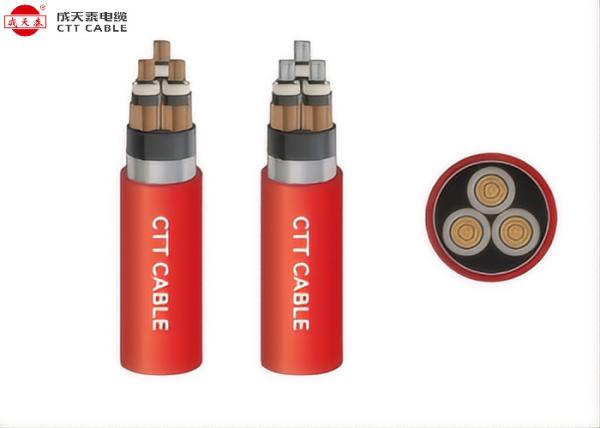 Three Cores Medium Voltage Armoured Power Cable CU/XLPE/ Steel Tapes Amoured/