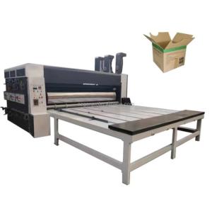 Wholesale Semi Automatic Carton Printing Slotting Rotary Die Cutting Machine with Chain Feeding from china suppliers