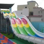 42m Length Rainbow Water Slide Water Park Equipment OEM/ODM Available