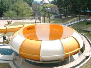 Wholesale Durable Giant Space Bowl Slide Custom Aqua Park Equipment 12 Meter Tower from china suppliers