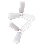 AC 85-265V LED Three Leaf Lamp , Ultraportable Fan Blade LED Light