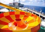 Multi Color Huge Water Slide Water Park Attraction Equipment 38 X 30m Floor