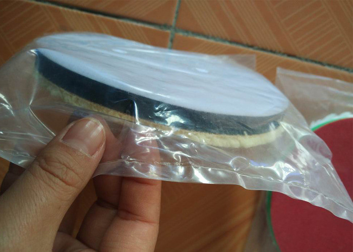 Lamb Sheep Skin Wool Car Polishing Pads With 1cm - 2.5 Cm Sponge Thickness