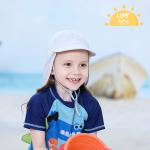 Swim Blank Children Flap Cotton Cap Beach Uv Summer Kids Play Hats Upf 50+