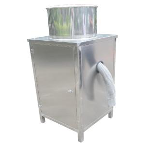 Silver Food Processing Machinery , 50kg/h Garlic Peeling Machine