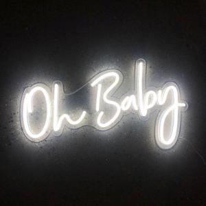 Wholesale It Was All A Dream Oh Baby Wedding LED Custom Light Up Neon Wall Signs Word Lights Letters Girl from china suppliers