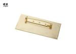 Square Hard Enamel Lapel Pin Badges Blank Gold Metal For Logo Priting