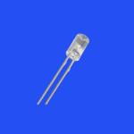 LED Flashing 4mm 0.5Hz 1/2 Duty Cycle Blue Color 460-470nm 600mcd 80deg Concave