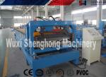 PLC Control Roof Roll Forming Machine , Metal Roof Panel Roll Former Machine