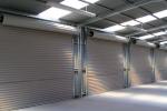 Perspective Ventilation Security Roller Shutters , Baking Paint Stainless Steel