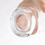 Transparent Or Frosted Healthy Lead Free Glass Customized Cylinder Wine Glass