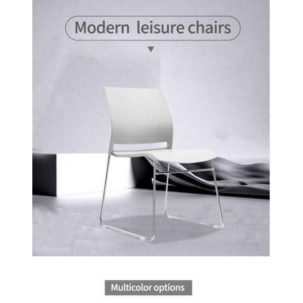 New Products Office Meeting Conference Room Training Waiting Chair Office Furniture Modern Stackable Plastic Chair