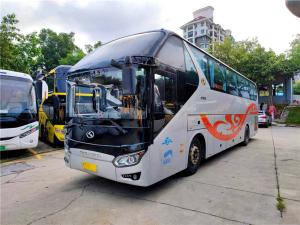 Wholesale Used Kinglong Coach XMQ6125 Mini Coach Bus 51 Seats Weichai Rear Engine Bus Coach Accessories With Yutong Higer from china suppliers