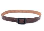 Male Leather Causal Dress Belt With Classic Single Prong Buckle