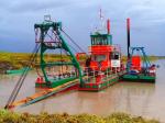 Portable Dredge 26inch Discharge Port,25m Digging Depth,30m Length,1000Kw River