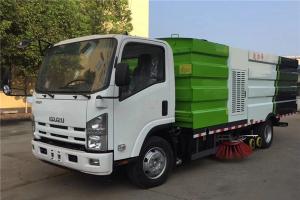 Wholesale ISUZU 4x2 Stainless Steel Road Sweeper Street Sweeper Street Cleaning Machine Sweeper Truck from china suppliers