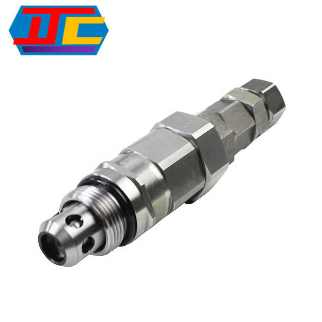 Hydraulic Excavator Relief Valve , R335 Hyundai Digger Parts