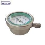 ss304 special thread high pressure 1000 bar oil filled 4" utility pressure gauge