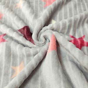 Wholesale 210GSM Printed Blanket Flannel Fabric With 150D / 144F Polyester from china suppliers