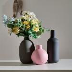 Custom Striped Ceramic Tabletop Vase Antique Art Deco Nordic Flower Design for