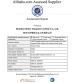 ZhuZhou Better Tungsten Carbide Co., Ltd Certifications