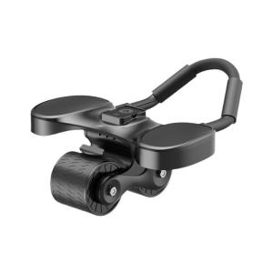 Wholesale Healthy Abdominal Wheel Abdominal Muscle Trainer Two Wheel Elbow Support Roller Fitness Device Automatic Rebound from china suppliers