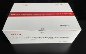 Wholesale Covid 19 Colloidal Gold Antibody Test kit home 15min KISSH from china suppliers