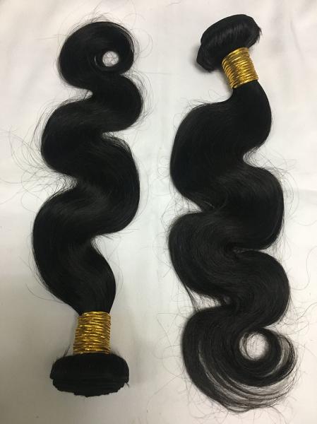 Quality 8a grade body wave virgin peruvian human hair wefft natural brown machine made remy cuticle for sale