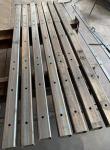 Q235 Steel Rectangular Utility Pole Hot Dip Galvanized 10FT Crossarm Steel Cross