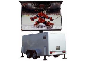 PH10 RGB 16KW Waterproof Mobile LED Display screen 7500 nits For Vehicle / Van