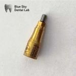 Gold 3D Nobel Active Scan Body 5mm Height Scan Body For Implant
